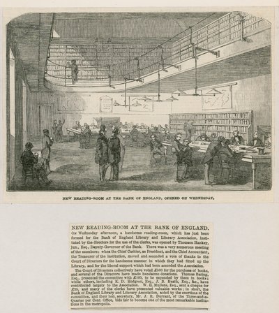Nuova Sala di Lettura alla Banca d