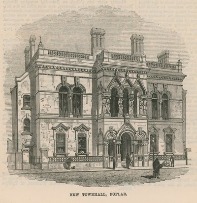 Nuovo municipio a Poplar da English School
