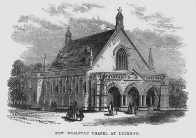 Nuova Cappella Wesleyana a Lucknow da English School