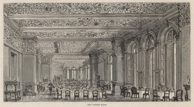 Nuovo edificio del Constitutional Club in Northumberland Avenue: La sala del caffè da English School