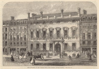 Nuovo edificio del Garrick Club, King Street, Covent Garden da English School