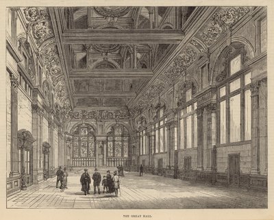 Nuovi edifici della City of London School: La Grande Sala da English School