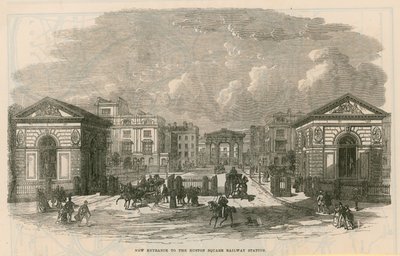 Nuovo ingresso alla stazione ferroviaria di Euston Square da English School