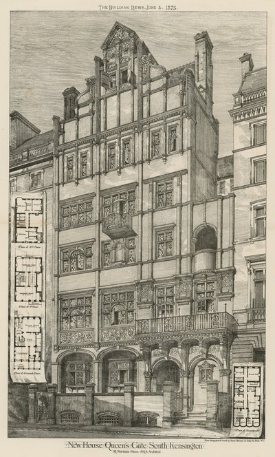 Nuova casa, Queens Gate, South Kensington, Londra da English School