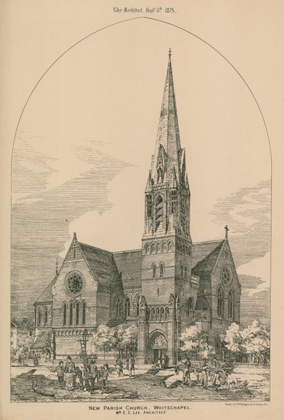 Nuova chiesa parrocchiale, Whitechapel da English School