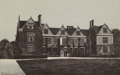 Newbury: Shaw House (litografia) da English School