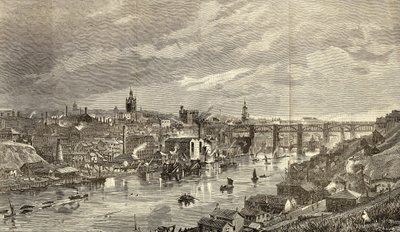 Newcastle upon Tyne nel 1887 da English School