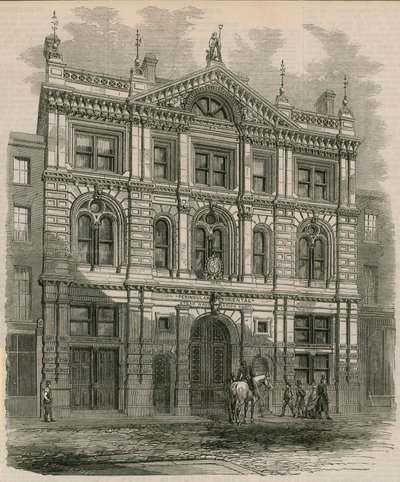 Nuovi uffici della Peninsular and Oriental Steam Navigation Company, Leadenhall Street, Londra da English School