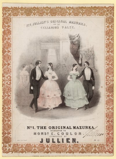 No 1 Mazurka Originale di Jullien, o la Valse Cellarius da English School