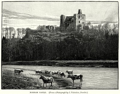 Castello di Norham (incisione) da English School
