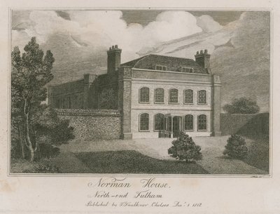 Casa Normanna, estremità nord di Fulham da English School