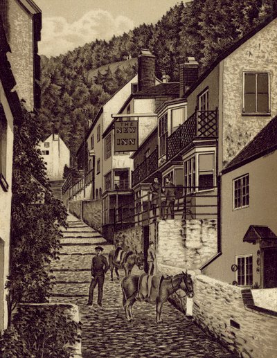 North Devon: Clovelly, Strada principale da English School