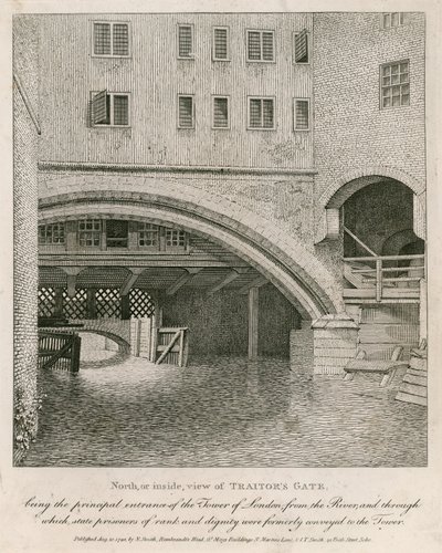 Vista Nord, o interna, della Porta dei Traditori da English School