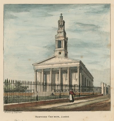 Chiesa di Norwood, Lambeth, Londra da English School