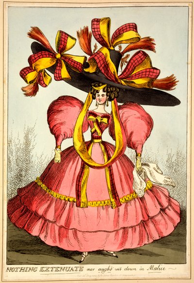 Niente esagerare né mettere nulla in malizia, 1827 da English School