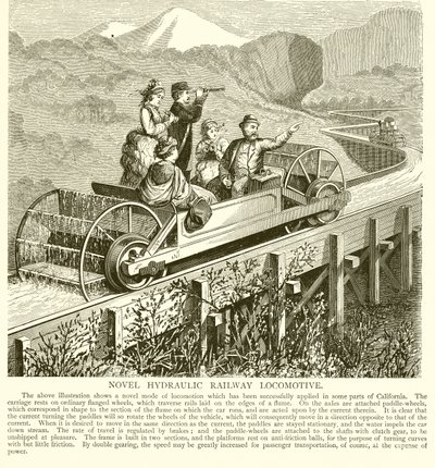 Nuova locomotiva ferroviaria idraulica in California da English School