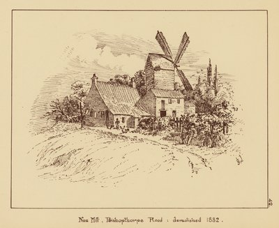 Mulino delle Monache, Bishopthorpe Road, demolito nel 1882 da English School