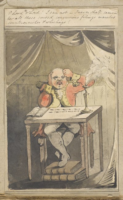 O Signore O Signore! Non posso - Non ricorderò mai tutte queste maledette conversioni, archiviazioni, marce, contromarce e rotazioni! 1796 da English School