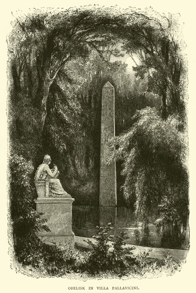 Obelisco nella Villa Pallavicini da English School