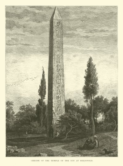 Obelisco del Tempio del Sole a Heliopolis da English School
