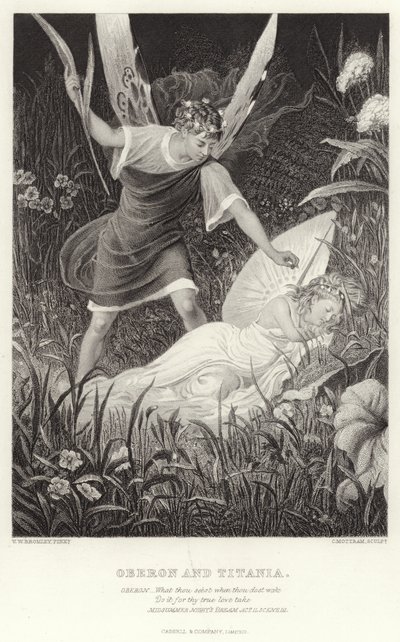 Oberon e Titania, Sogno di una notte di mezza estate, Atto II, Scena III da English School