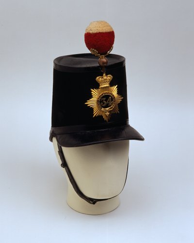 Shako da ufficiale, modello 1855 da English School