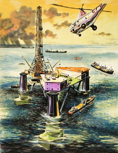 Piattaforma petrolifera da English School