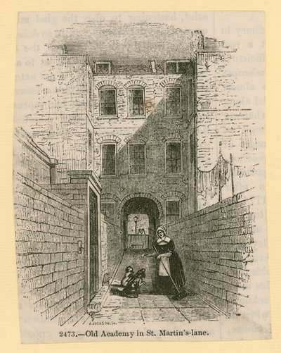 Vecchia Accademia in St Martins Lane, Londra da English School