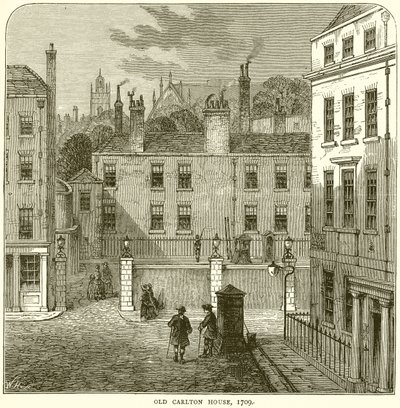 Vecchia Carlton House, 1709 da English School