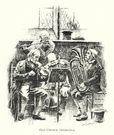 Vecchia orchestra della chiesa da English School