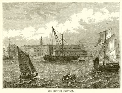 Vecchio cantiere navale di Deptford da English School