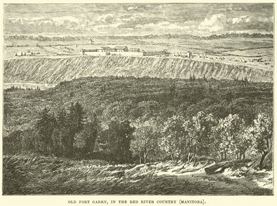 Vecchio Forte Garry, nel Paese del Fiume Rosso, Manitoba da English School