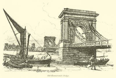 Vecchio ponte di Hammersmith da English School