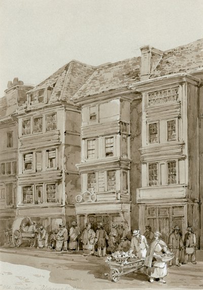 Vecchie case in Aldersgate Street da English School