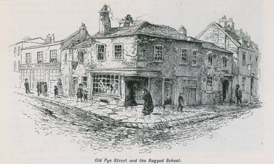 Vecchia Pye Street e la Scuola dei Poveri da English School