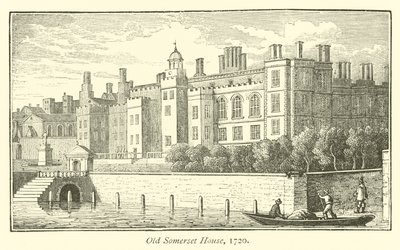 Vecchia Somerset House, 1720 da English School