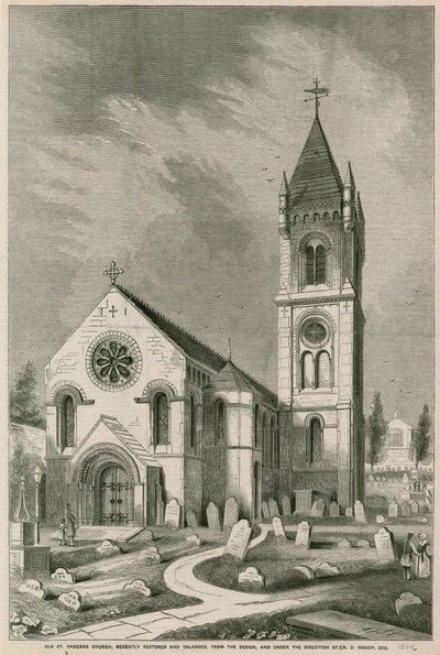 Vecchia Chiesa di St Pancras, Londra, recentemente restaurata e ampliata da English School