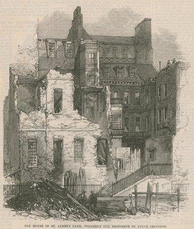 Vecchia casa in St Jamess Park, ex residenza del giudice Jeffreys da English School