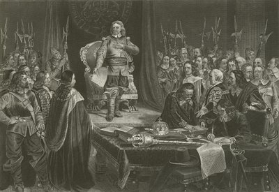 Oliver Cromwell rifiuta la corona d