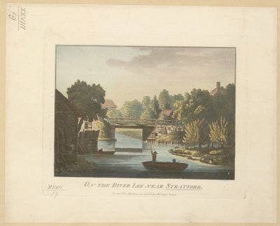 Sul fiume Lee vicino a Stratford da English School