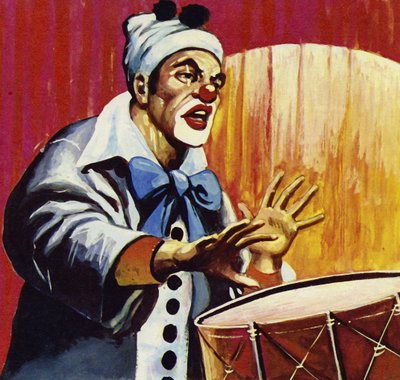 Una delle migliori performance di Caruso fu come il clown in I Pagliacci da English School