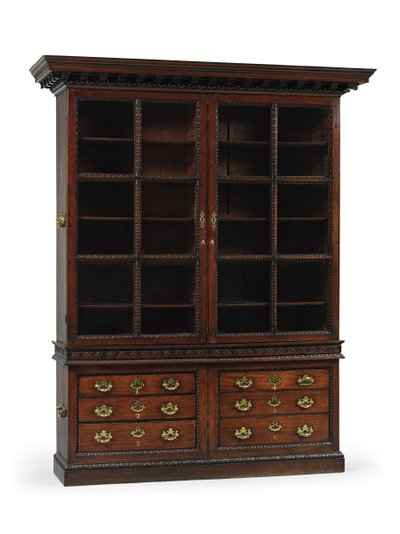 Una delle due librerie di Giorgio II, c.1750 da English School
