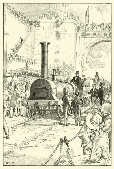 Apertura della Ferrovia Liverpool & Manchester da English School