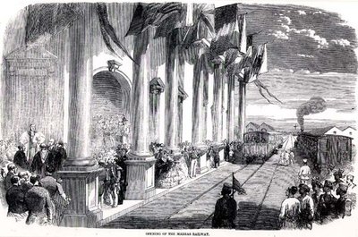 Apertura della ferrovia di Madras da English School