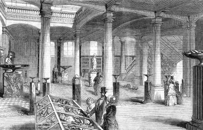 Inaugurazione del Museo di Geologia Pratica, Jermyn Street, Londra - la Grande Sala da English School