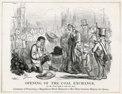 Apertura del New Coal Exchange da English School
