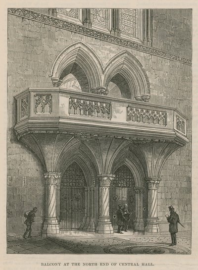 Apertura delle Corti Reali di Giustizia: Balcone all