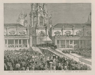 Apertura del Royal Holloway College for Women da parte della Regina da English School