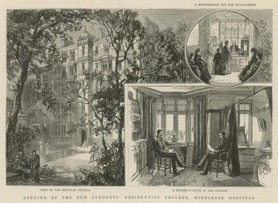 Inaugurazione del nuovo Collegio Residenziale per Studenti, Middlesex Hospital da English School