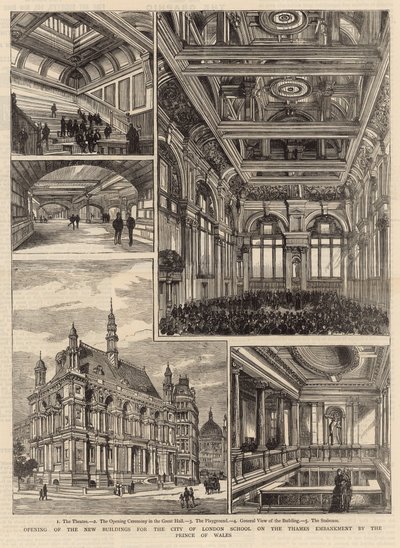 Inaugurazione dei nuovi edifici della City of London School da English School